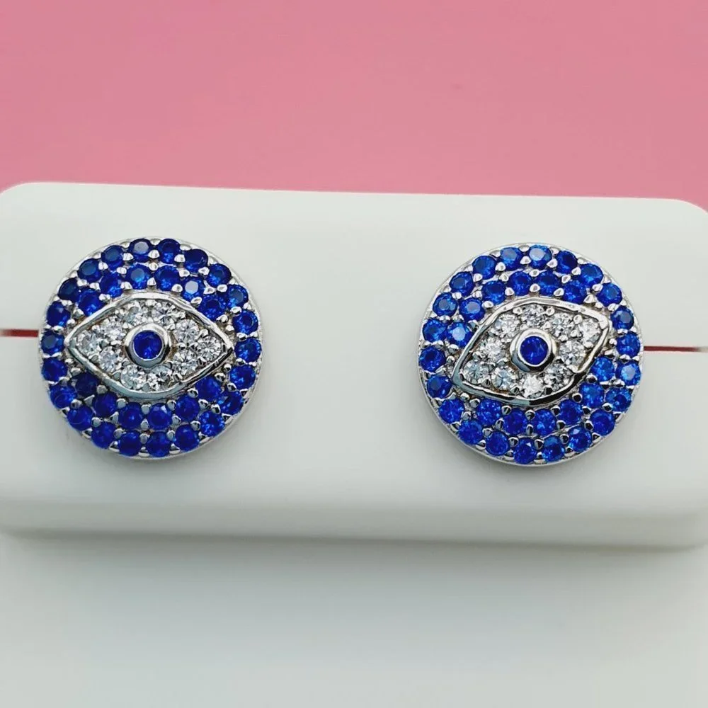 - 925 Sterling Silver Cubic Zirconia Earrings, U19254547